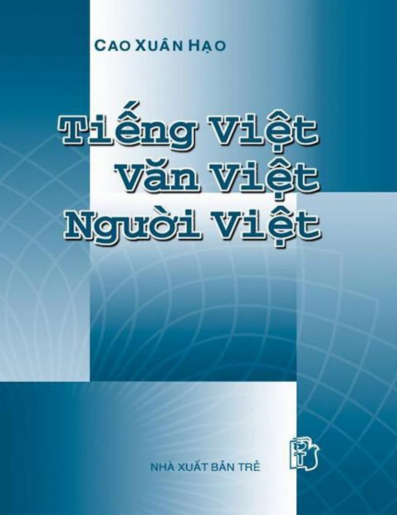 Link Tải Sách "Tiếng Việt, Văn Việt, Người Việt" Free PDF